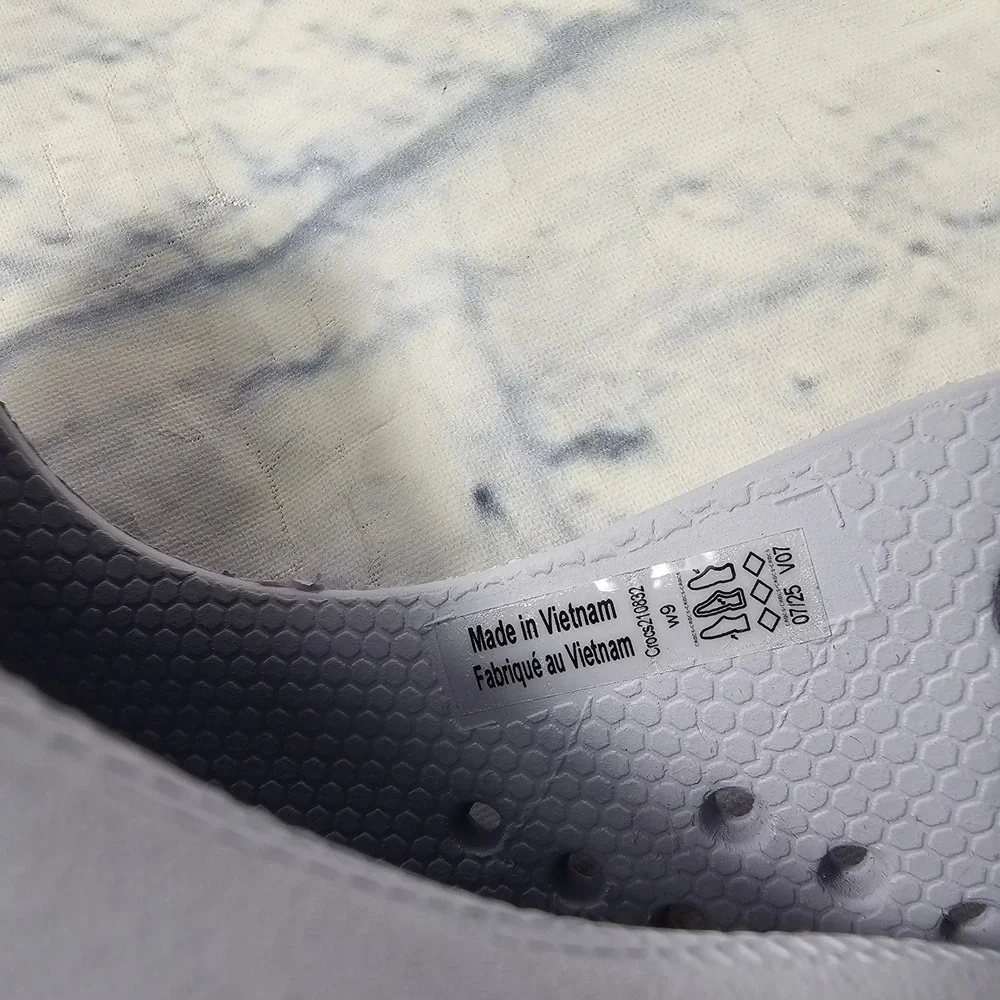 Crocs InMotion Pacer Women 9 Lavender Purple White Sneaker Comfort Walking